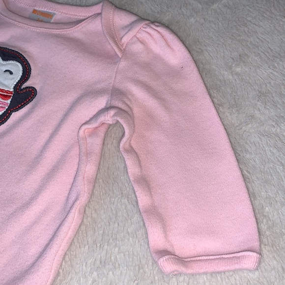Gymboree 3-6M 2 pc. Pink Penguin Set Onesie & Leggings - Picture 6 of 13
